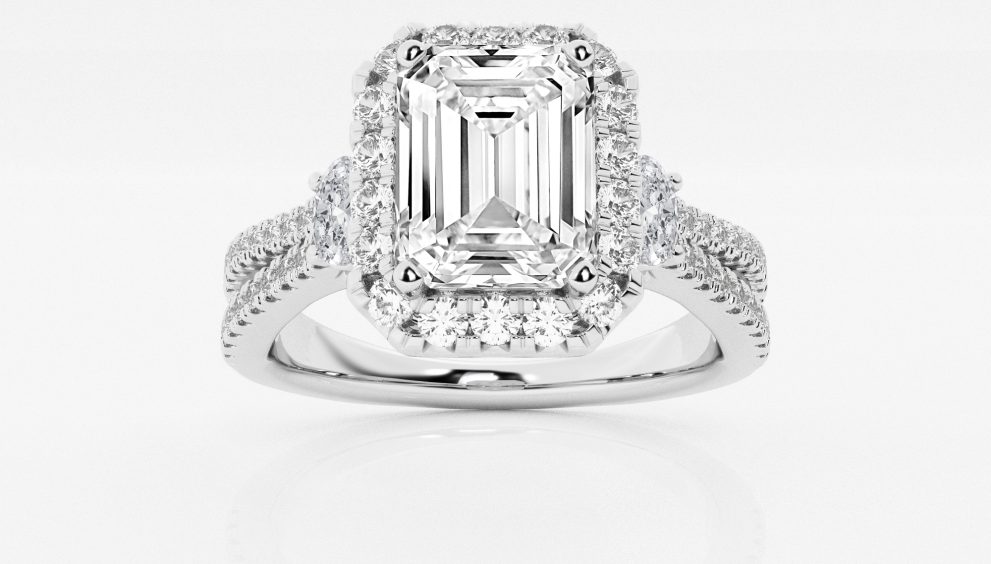 radiant engagement rings